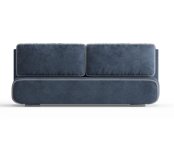 Диван-кровать Рени в обивке из велюра Maserati темно-синего цвета - купить Прямые диваны по цене 27990.0