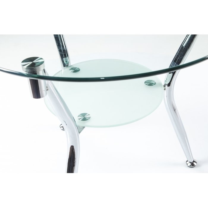 Кофейный столик Round со стеклянной столешницей - купить Кофейные столики по цене 5310.0