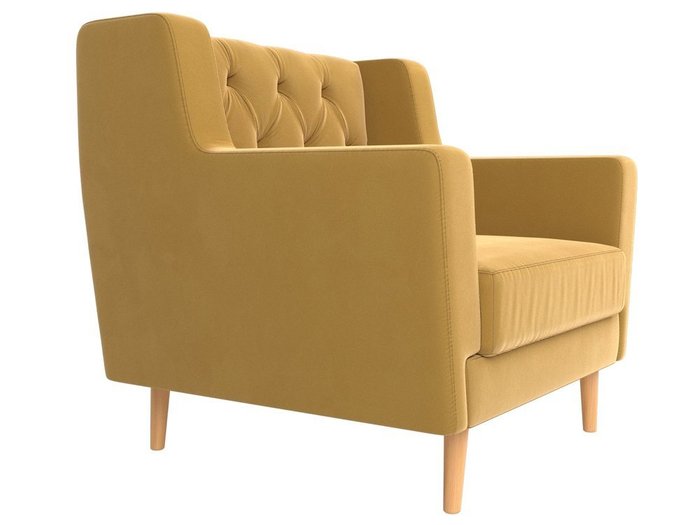 Кресло Брайтон Люкс желтого цвета - лучшие Интерьерные кресла в INMYROOM