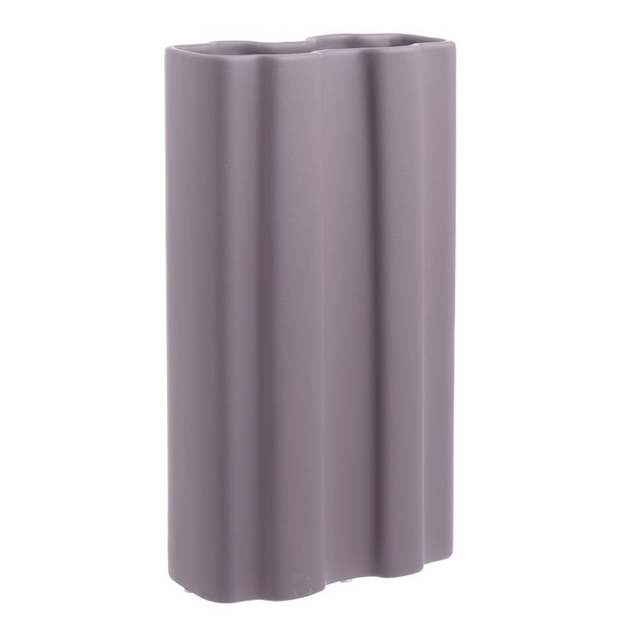 Керамическая ваза фиолетового цвета 