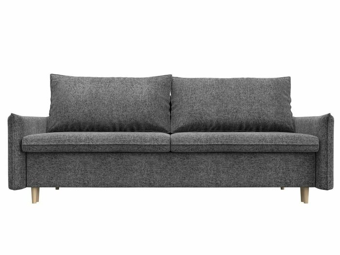 Прямой диван-кровать Хьюстон серого цвета - купить Прямые диваны по цене 53999.0