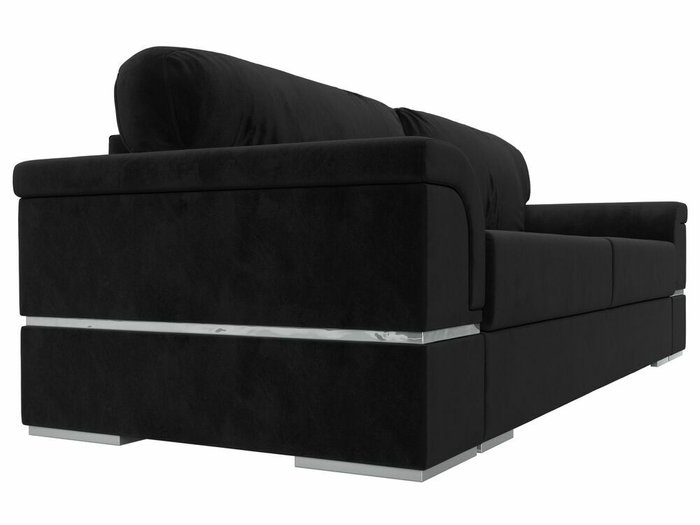 Прямой диван-кровать Порту черного цвета - лучшие Прямые диваны в INMYROOM