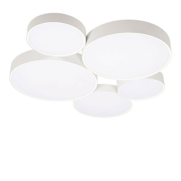 Люстра потолочная Drum белого цвета - купить Потолочные люстры по цене 26190.0