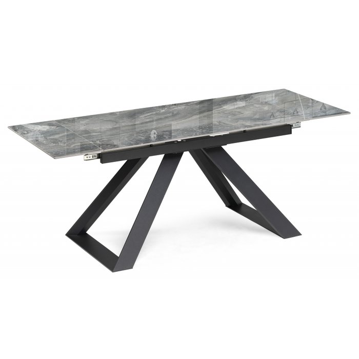 Раздвижной обеденный стол Гарднер серого цвета - купить Обеденные столы по цене 42290.0