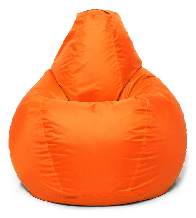 Кресло мешок Груша oxford оранжевого цвета XL 
