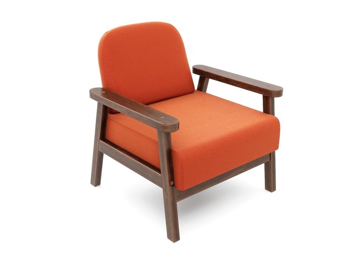 Кресло Флори оранжевого цвета - лучшие Интерьерные кресла в INMYROOM