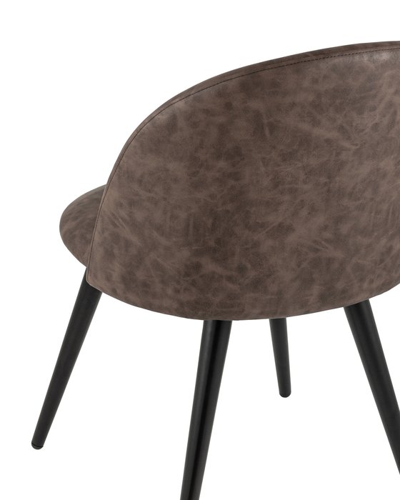 Стул Лион темно-коричневого цвета - лучшие Обеденные стулья в INMYROOM