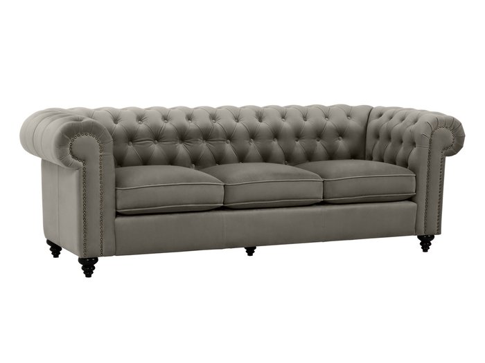 Диван Chester Classic серого цвета - купить Прямые диваны по цене 55590.0