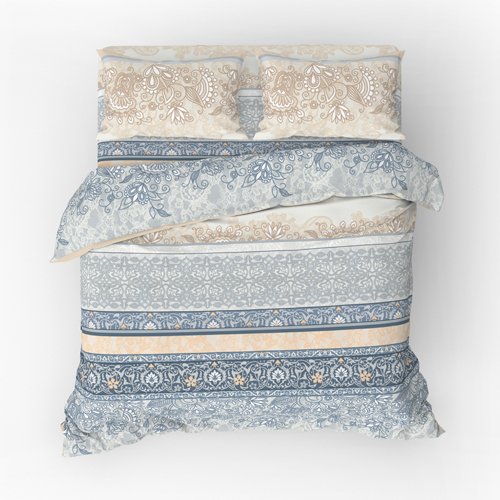 КПБ Традиция 'Купи дешевле' дуэт, бязь, 100 % хлопок, пл. 120 гр./кв.м., 'Кружевное настроение'