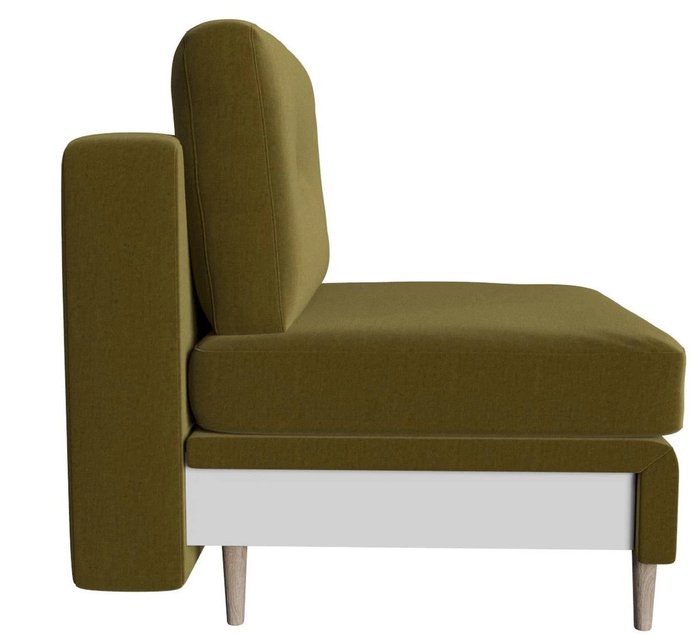 Модуль кресло Белфаст оливкового цвета - лучшие Интерьерные кресла в INMYROOM