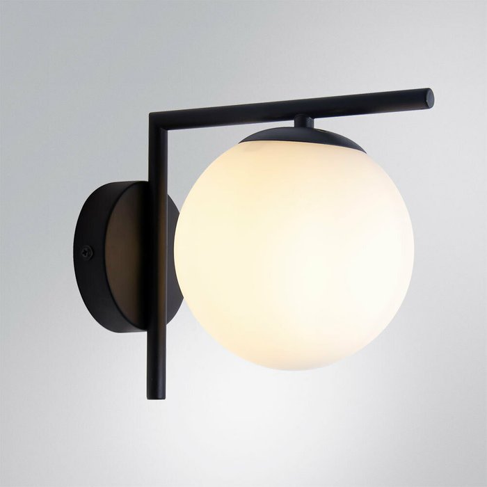 Бра Arte Lamp BOLLA-UNICA A1924AP-1BK - купить Бра и настенные светильники по цене 3890.0