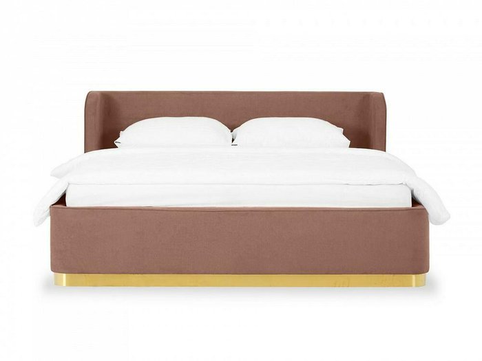 Кровать Vibe 160х200 коричневого цвета с подъемным механизмом - купить Кровати для спальни по цене 116500.0
