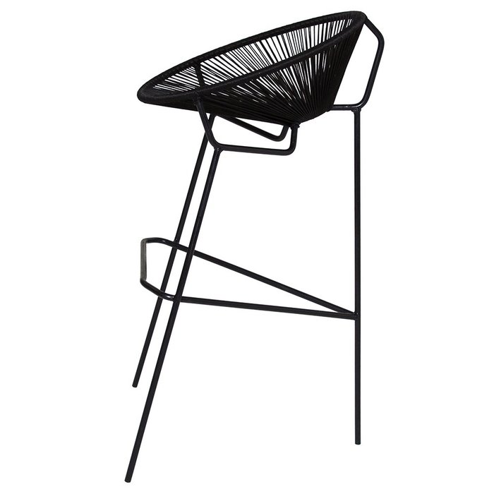 Барный стул Acapulco черного цвета  - купить Барные стулья по цене 12990.0
