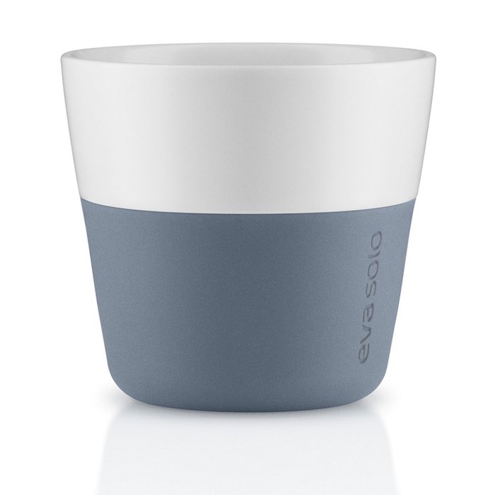 Комплект из двух чашек для лунго синего цвета - купить Чашки по цене 1900.0