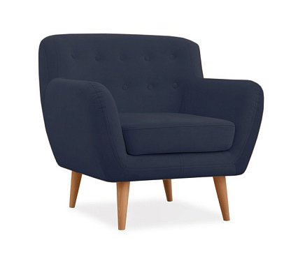 Кресло Эллинг дизайн 8 тесно-синего цвета