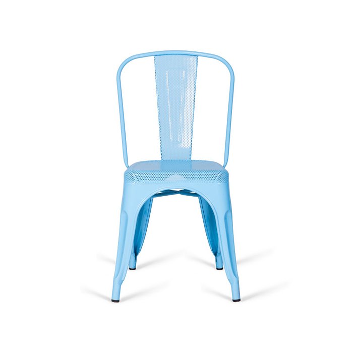 Стул Tolix Marais PP голубого цвета - лучшие Обеденные стулья в INMYROOM