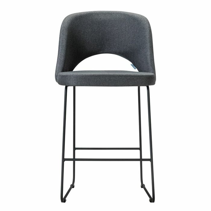 Полубарный стул Lars темно-серого цвета - купить Барные стулья по цене 10760.0