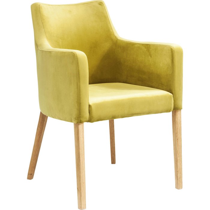 Стул с подлокотниками MOD желтого цвета - купить Обеденные стулья по цене 35670.0