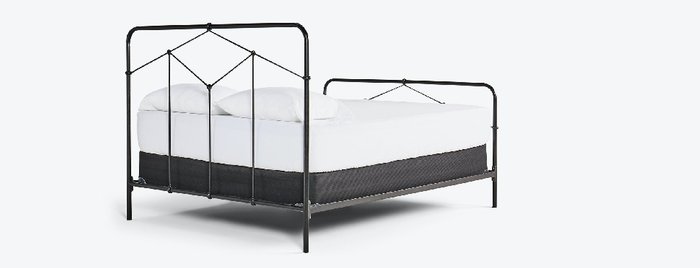 Кровать 140х200 черного цвета - лучшие Кровати для спальни в INMYROOM