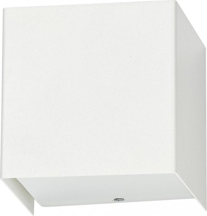 Настенный светильник Cube белого цвета