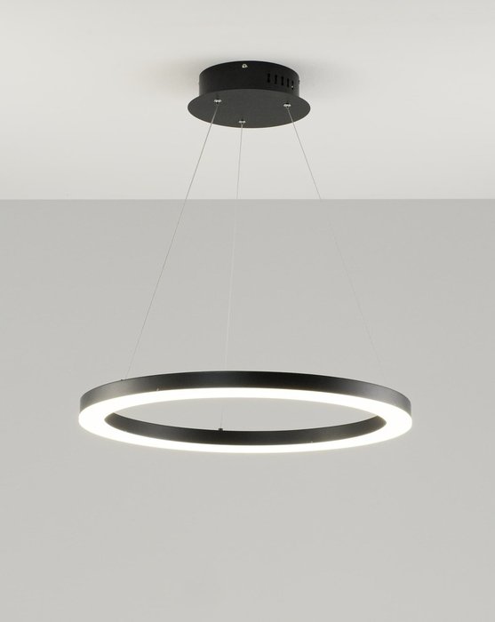 Светодиодный подвесной светильник Bona черного цвета - купить Подвесные светильники по цене 25990.0