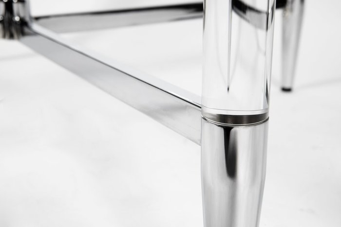 Журнальный столик Ghost L серебряного цвета - лучшие Кофейные столики в INMYROOM