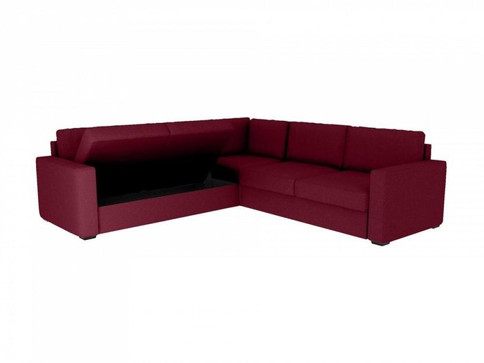 Угловой диван Peterhof бордового цвета - лучшие Угловые диваны в INMYROOM