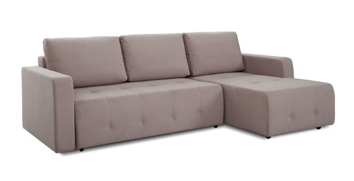 Угловой диван-кровать Хэнк серо-коричневого цвета - купить Угловые диваны по цене 75750.0