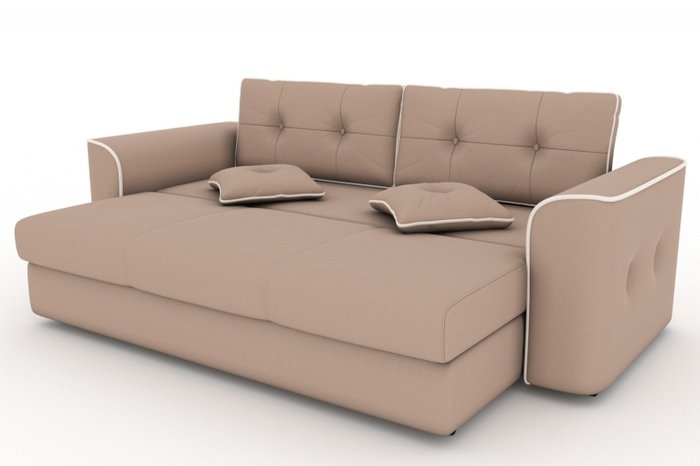 Прямой диван-кровать Narvik темно-бежевого цвета - купить Прямые диваны по цене 16000.0