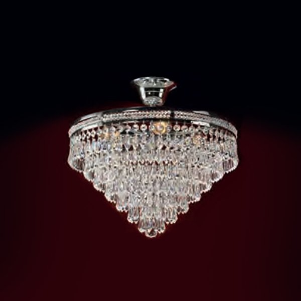 Потолочная люстра Cordobesa Helios с декоративными кулонами из хрусталя - купить Потолочные люстры по цене 49720.0