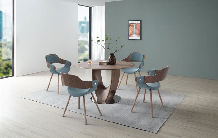 Обеденный стол Rio коричневого цвета - лучшие Обеденные столы в INMYROOM