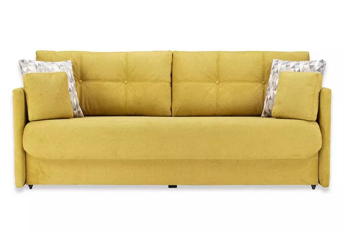 Диван-кровать Эдит желтого цвета - купить Прямые диваны по цене 45990.0