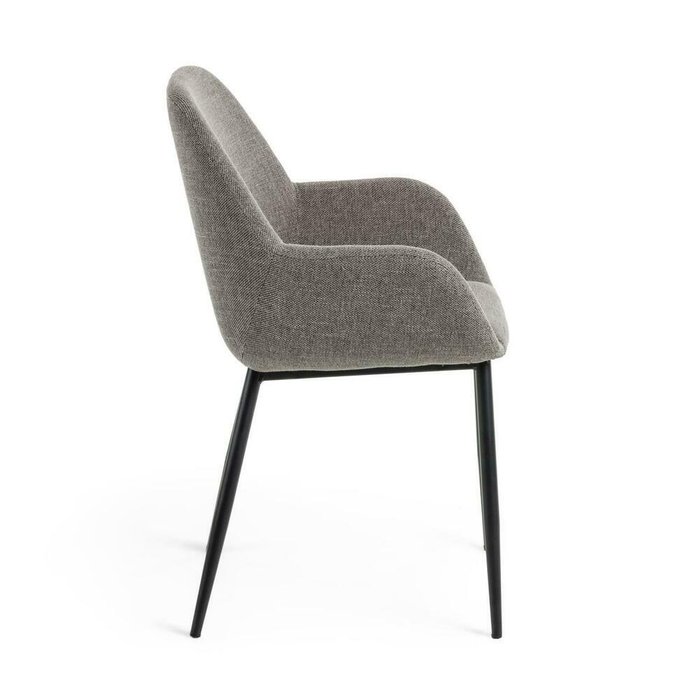 Кресло Koon серого цвета - лучшие Обеденные стулья в INMYROOM