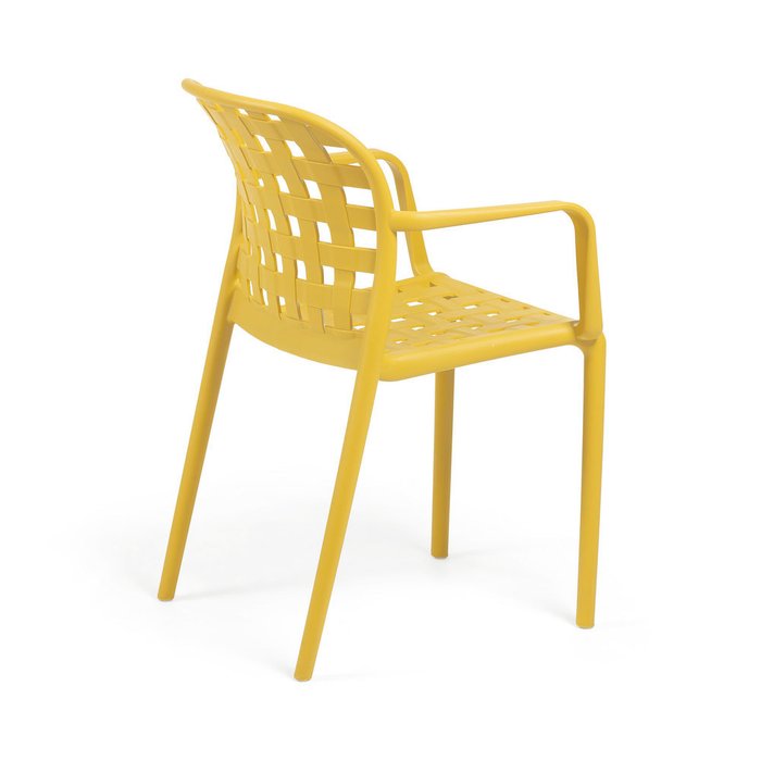 Стул Onha желтого цвета - лучшие Садовые стулья в INMYROOM