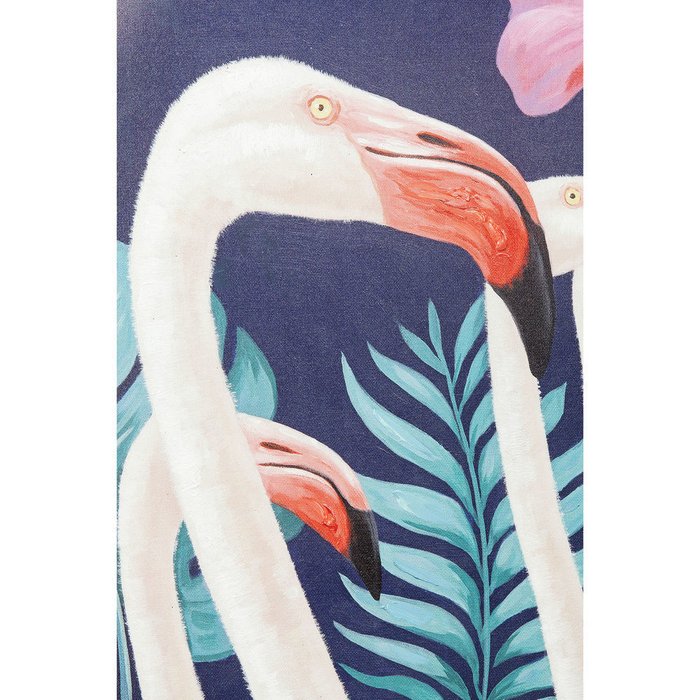 Картина Flamingo на льне - лучшие Картины в INMYROOM