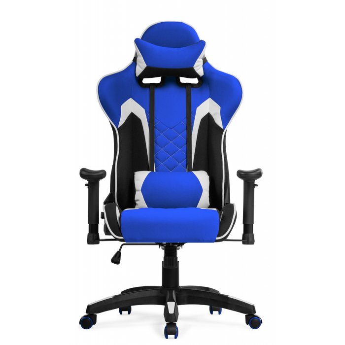 Компьютерное кресло Prime черно-синего цвета - купить Офисные кресла по цене 20630.0