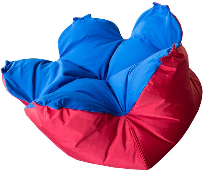 Кресло-мешок Цветок L Tempotest Blue on Red