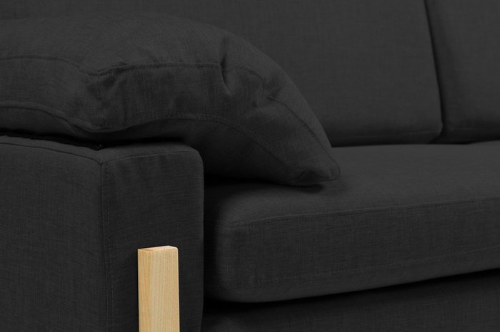 Диван Como Sofa темно-серого цвета - лучшие Прямые диваны в INMYROOM