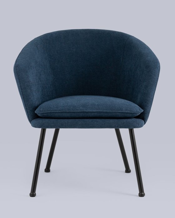 Стул Декстер темно-синего цвета - лучшие Обеденные стулья в INMYROOM
