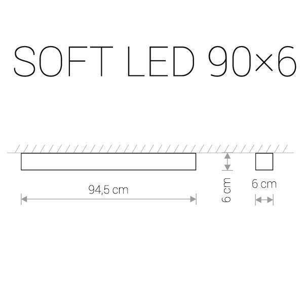 Потолочный светодиодный светильник Soft Led  - купить Потолочные светильники по цене 15780.0