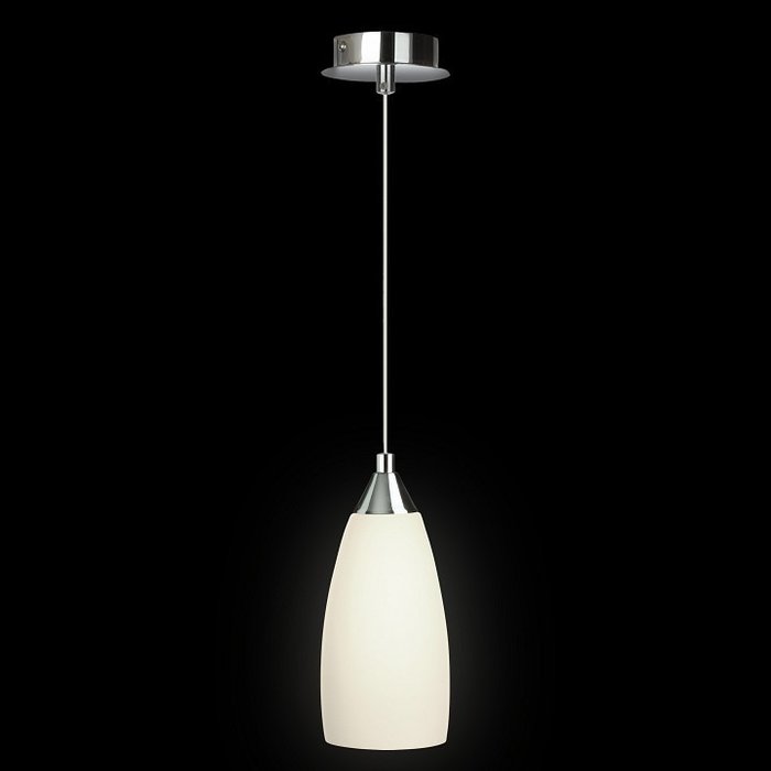 Подвесной светильник с белым плафоном - купить Подвесные светильники по цене 915.0