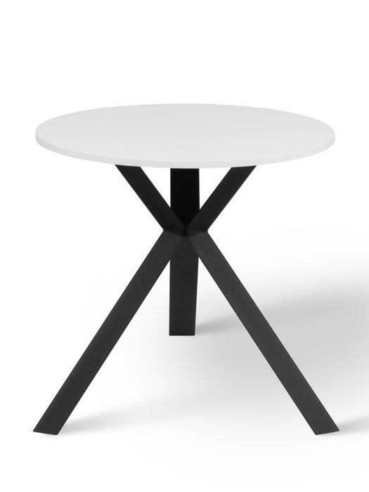 Стол обеденный Rumo Plano D90 белого цвета  - лучшие Обеденные столы в INMYROOM