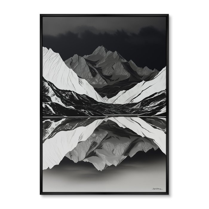 Репродукция картины Landscape Collection, Day and night, No 2, 2024г.