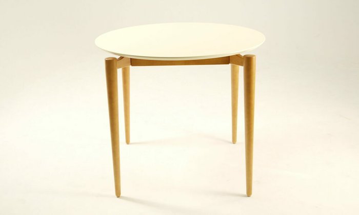 Обеденный стол Pawook К 90 бежевого цвета - лучшие Обеденные столы в INMYROOM