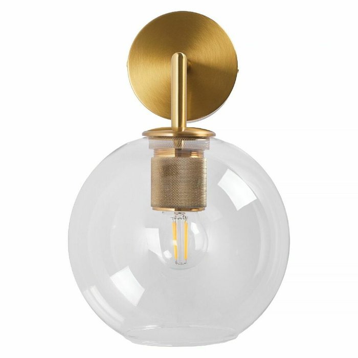 Бра Stiven MR1032-1W (стекло, цвет прозрачный) - лучшие Бра и настенные светильники в INMYROOM