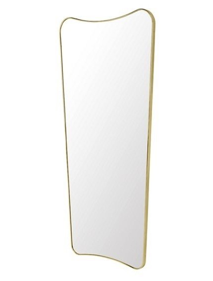 Настенное зеркало Sky XL в раме золотого цвета - купить Настенные зеркала по цене 37800.0