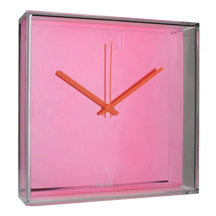 Часы Tic&Tac цвета фуксии металлик - лучшие Часы в INMYROOM