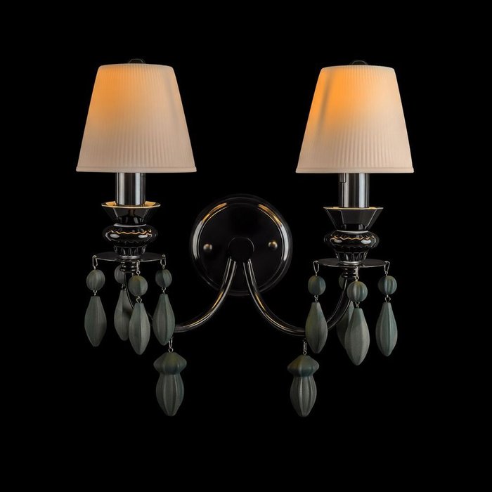 Бра Grace 10203/2W Black (керамика, цвет белый) - купить Бра и настенные светильники по цене 32940 Бра Grace 10203/2W Black (керамика, цвет белый) - купить Бра и настенные светильники по цене 32940