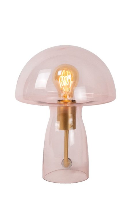 Настольная лампа Fungo 10514/01/66 (стекло, цвет розовый)