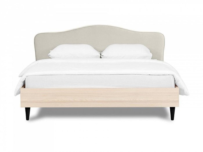 Кровать Queen II Elizabeth 160х200 с изголовьем светло-серого цвета - купить Кровати для спальни по цене 40425.0